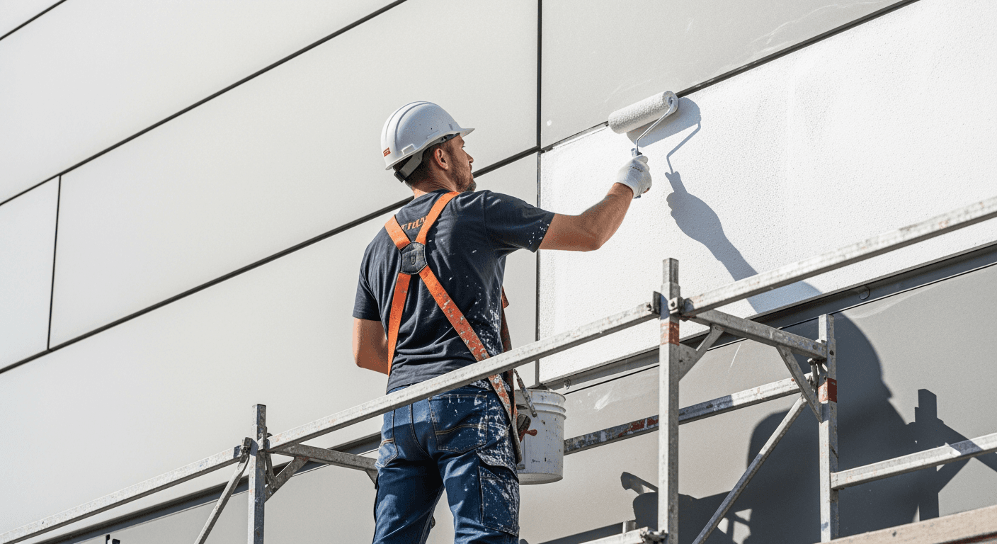 Prix au m² peinture bâtiment : les vrais facteurs qui font varier votre devis
